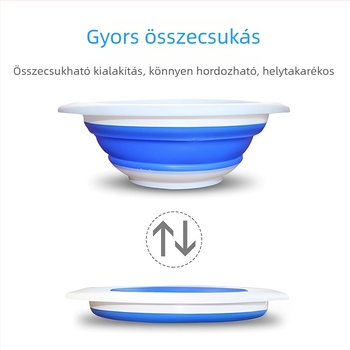 Összecsukható csali-keverőedény, csali tál és csali tál a horgászathoz