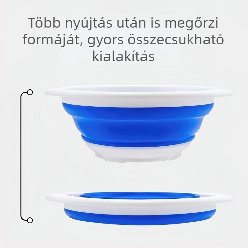Összecsukható csalihordó és etetőedények, etetőtál és nyitható etetőmedence – gumiból