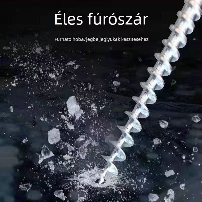 Szakosított jéghez használható horgászati szegek, sátor rögzítéséhez jégen hóban, jéglyukfúró eszköz, menetes hószeg