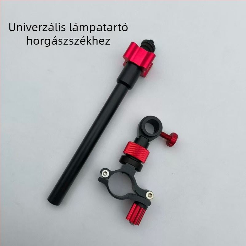 Állítható éjjeli horgászlámpa tartó dobozhoz és székre, univerzális forgatható állvány, horgászfelszerelés kiegészítő, alumínium-magnézium ötvözet