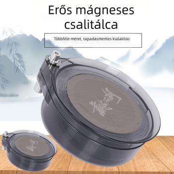 Mini mágneses univerzális horgászláda erős mágnessel, 3-in-1 versenyképes mini készlet, korong alakú csalihordó
