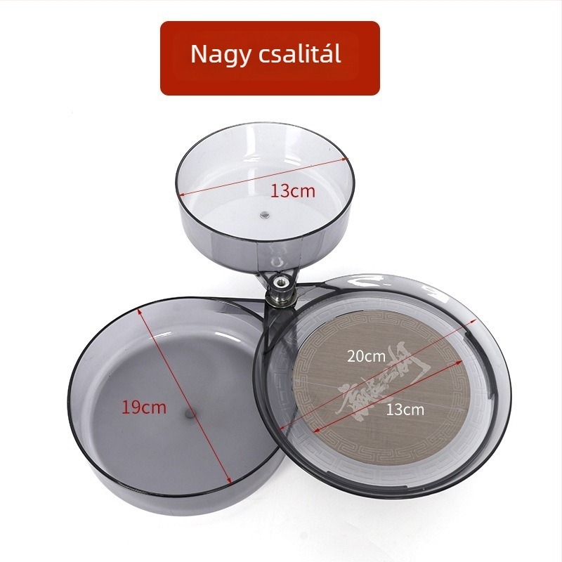 Mini mágneses univerzális horgászláda erős mágnessel, 3-in-1 versenyképes mini készlet, korong alakú csalihordó