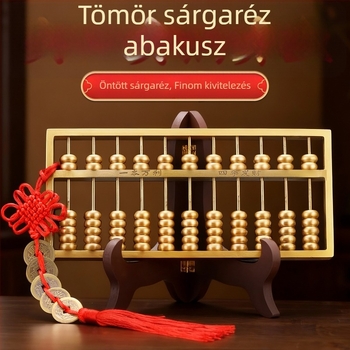 Abakusz dekoratív darab neoklasszikus stílusban, nappali vagy irodai asztalhoz, üzleti ajándék