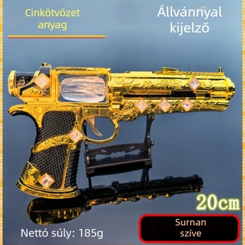 PUBG játékhoz ritka különleges pisztoly, 20 cm, fém fegyver modell cosplay rekvizit