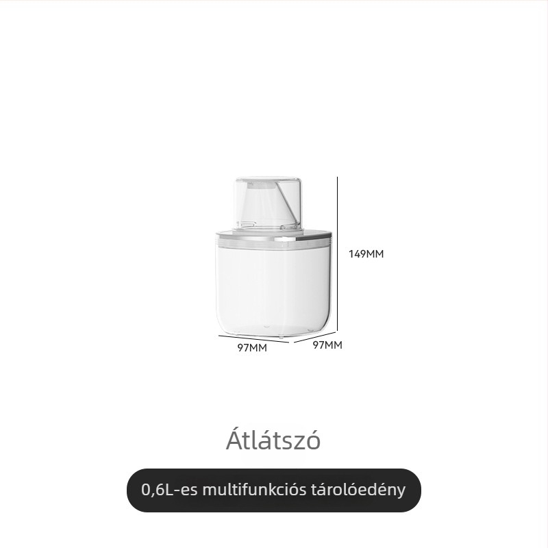 Élelmiszer-minőségű zárható konyhai tároló – rovar- és nedvességálló, ideális rizshez, liszthez és száraz termékekhez