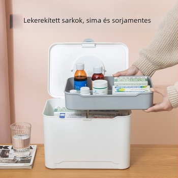Nagy kapacitású otthoni orvosi készlet – elsősegély doboz