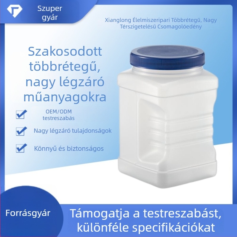 Xianglong PP magas barrierrel rendelkező, 960 ml átlátszó, zárható élelmiszer-tároló