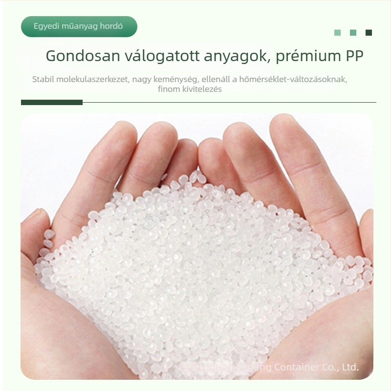 1 literes spirálüveg belső kupakkal, HDPE műanyagból, széles szájú zárt tároló
