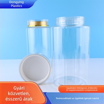 Műanyag üveg gyógynövény-készítményekhez Panax notoginseng, amerikai ginzen és Ganoderma spórapor – lezárt