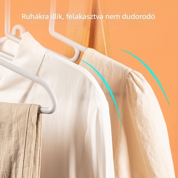 Shun Yi műanyag ruhaakasztó otthoni használatra, minimalist dizájn varrat nélküli, többfunkciós szárítórács, gallérvédő