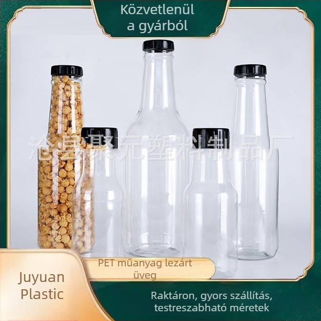 Átlátszó PET popcorn vödör élelmiszer-csomagoláshoz