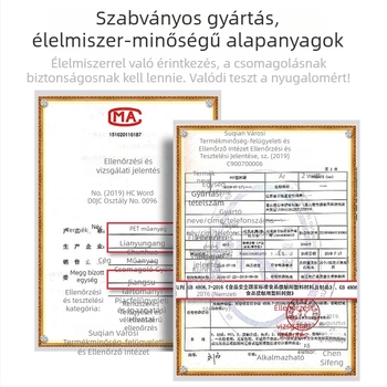 Átlátszó PET élelmiszertároló edény fedővel, gabonákhoz és mézhez