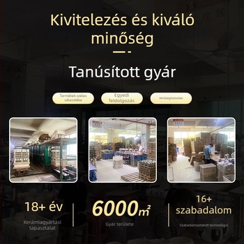 Prémium kerámia teás doboz bambusz fedővel, kis méretű, zárt, otthoni teafogyasztásra, egyedi logóval