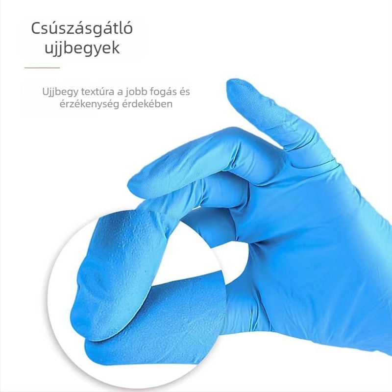Yingke egyszer használatos nitril kesztyűk, meghosszabbított hosszúságú, háztartási higiénéhez, mosogatáshoz, konyhai használatra, tartós, vízálló, élelmiszer-minőségű