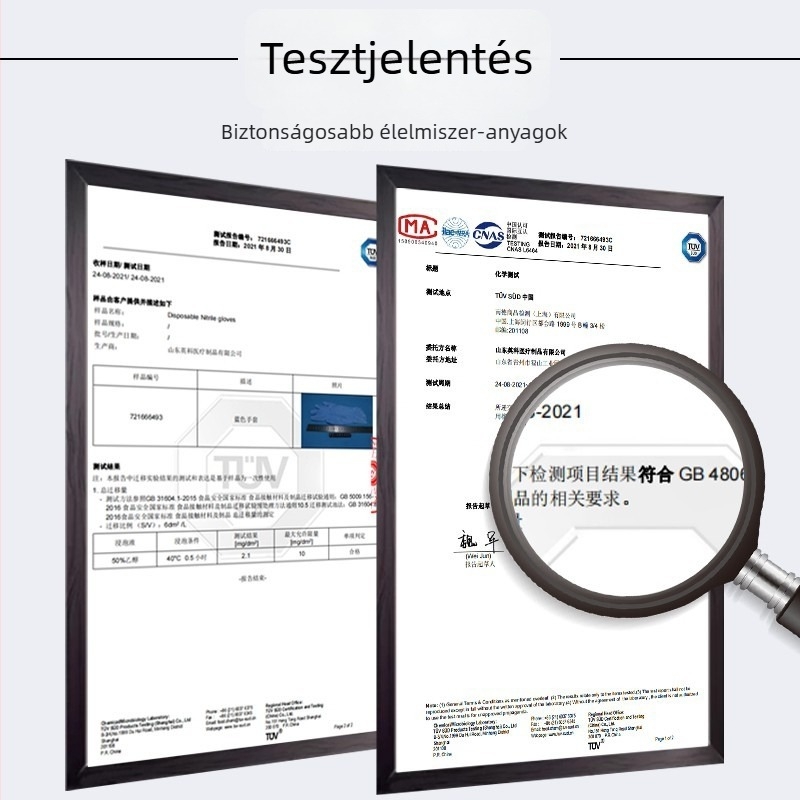 Fekete egyszer használatos nitril kesztyűk – nagy rugalmasságú, tiszta nitril, ipari karbantartás és háztartási takarítás