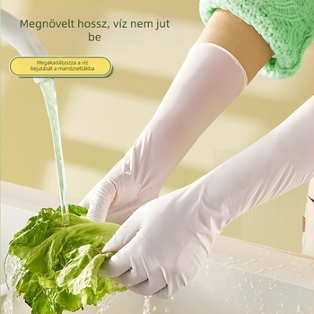 Nitril kesztyűk, egyszer használatosak, élelmiszer-minőségűek, konyhai és élelmiszer-előkészítő feladatokra, csúszásmentesek és olajálló.