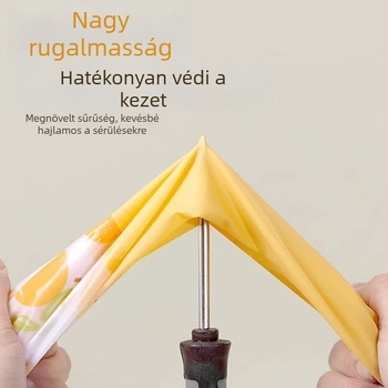 Latex kesztyű fleece-béléssel mosogatáshoz és háztartási munkákhoz, vízálló és tartós, hosszú mandzsetával