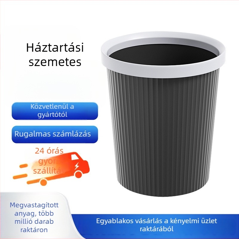 11 L-es háztartási szemetes konyhához, nappaliba, irodába, vécéhez és fürdőszobához, beltéri használatra, nagy kapacitás