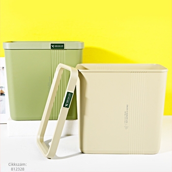 Otthoni szemetes a nappaliba és a fürdőszobába, oldalsó nyitással, minimalist design keskeny résekhez, nyomógombos gyűrűs kialakítású szemetes