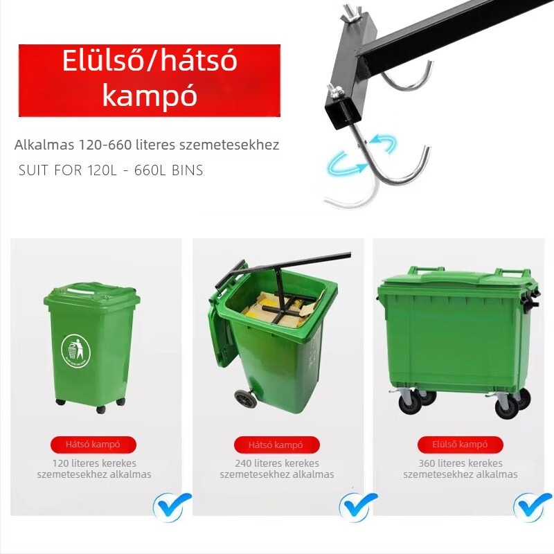 240 L-es szemetes kompresszor
