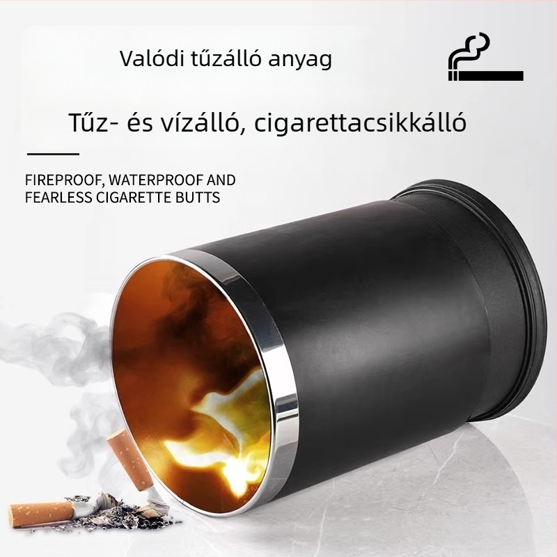 Kétrétegű rozsdamentes acél kuka, tűzálló, szállodákhoz, irodákhoz és kereskedelmi területekhez; nagy kapacitás; testreszabható
