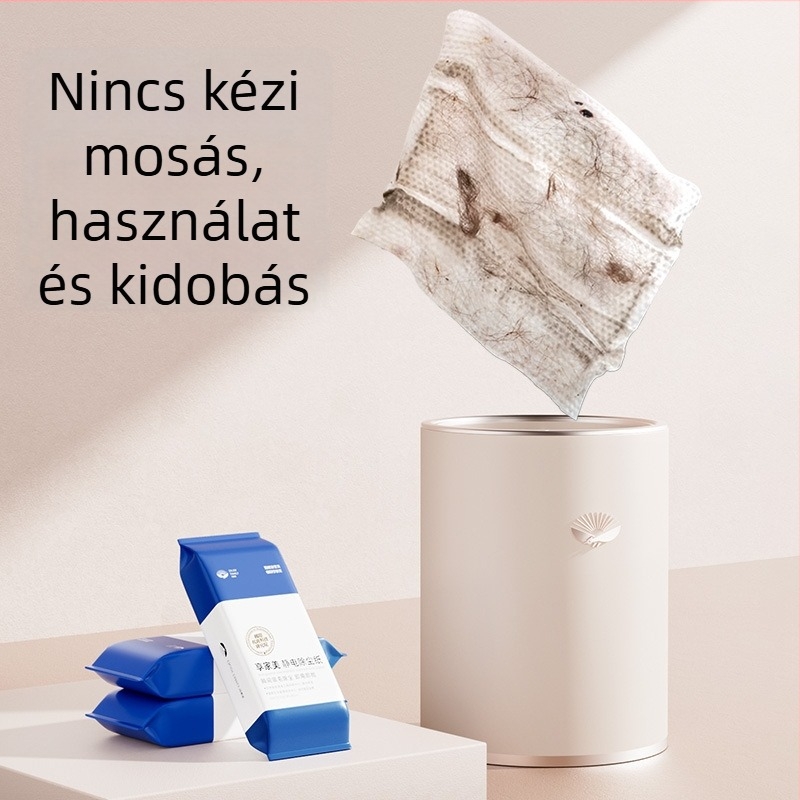 Elektrostatikus poreltávolító papírmop háztartási használatra, egyszer használatos nedves törlőkendők, falak tisztítása