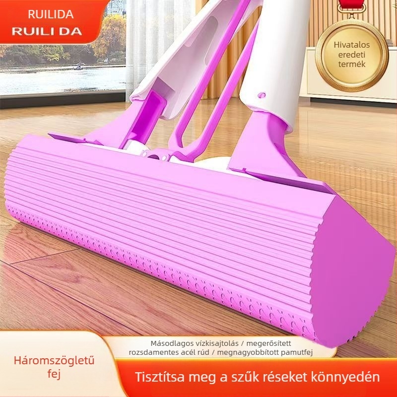 Meitainle szivacsos mop fej háztartási használatra, fürdőszobai tisztítás, 2025-ös modell, nedvszívó, érintésmentes tisztítás, cserélhető fej szivaccal