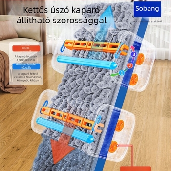 Sorbonne Chenille lapos felmosó kendő – kéz nélküli használat, száraz és nedves tisztításra