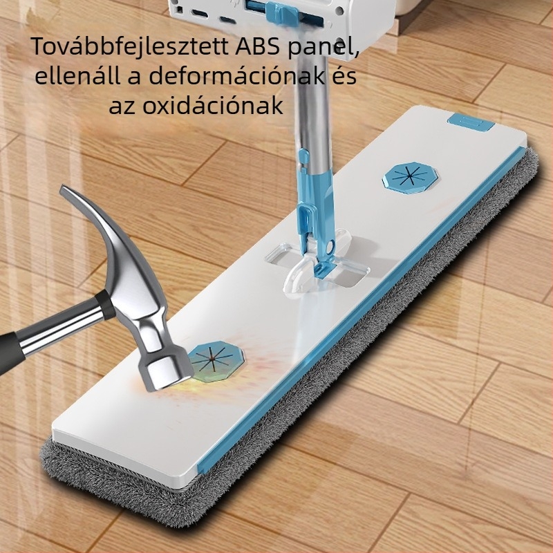 Kézérintés nélküli lapos mop, 2025-ös új modell, nagy nedvszívó képesség, egyszerű padlótisztítás