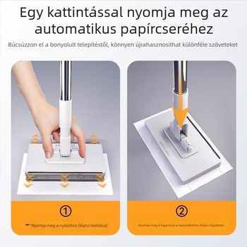 Mini felmosó kendő arctörlő kendővel, újrahasználható otthoni tisztításhoz