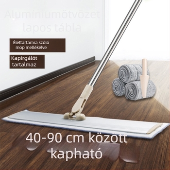 Érintésmentes, lapos felmosó, háztartási méretű, nedves és száraz tisztításra
