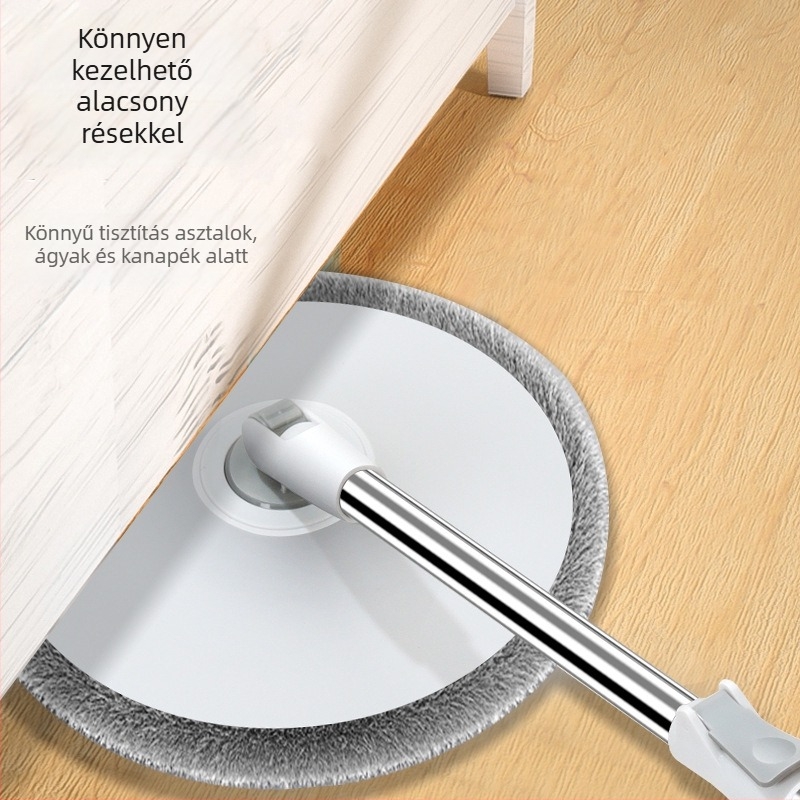 Önkicsavaró forgó mop vödrövel, otthoni használatra, egyszemélyes vödörrel