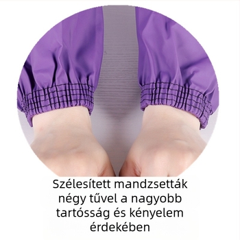 Vízálló PU bőr karvédő munka közben, uniszex, olaj- és szennyeződésálló védelem