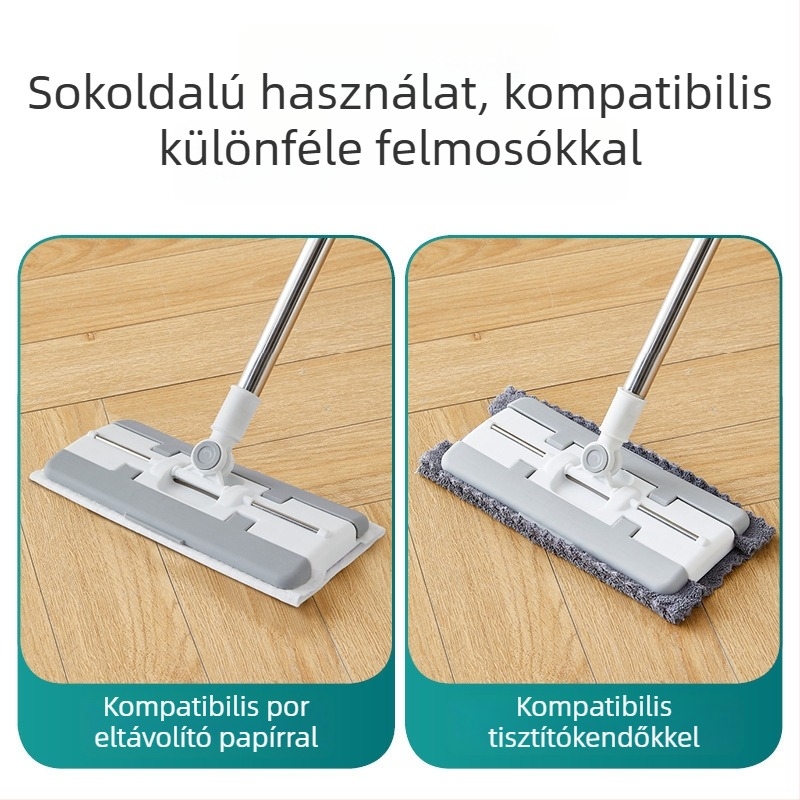 Automata klipszes rongy-mop, lapos fejű fürdőszobai tisztítás – háztartási használat