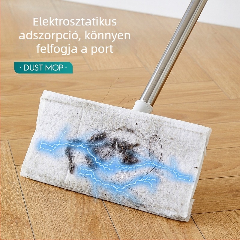 Automata klipszes rongy-mop, lapos fejű fürdőszobai tisztítás – háztartási használat