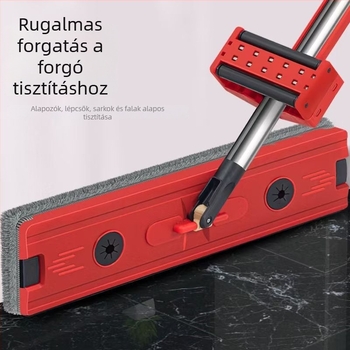 Érintésmentes felmosó otthonra és kollégiumba, egy lépéses tisztítás, újratölthető, nedves és száraz használat, forgó nagy lapos fej