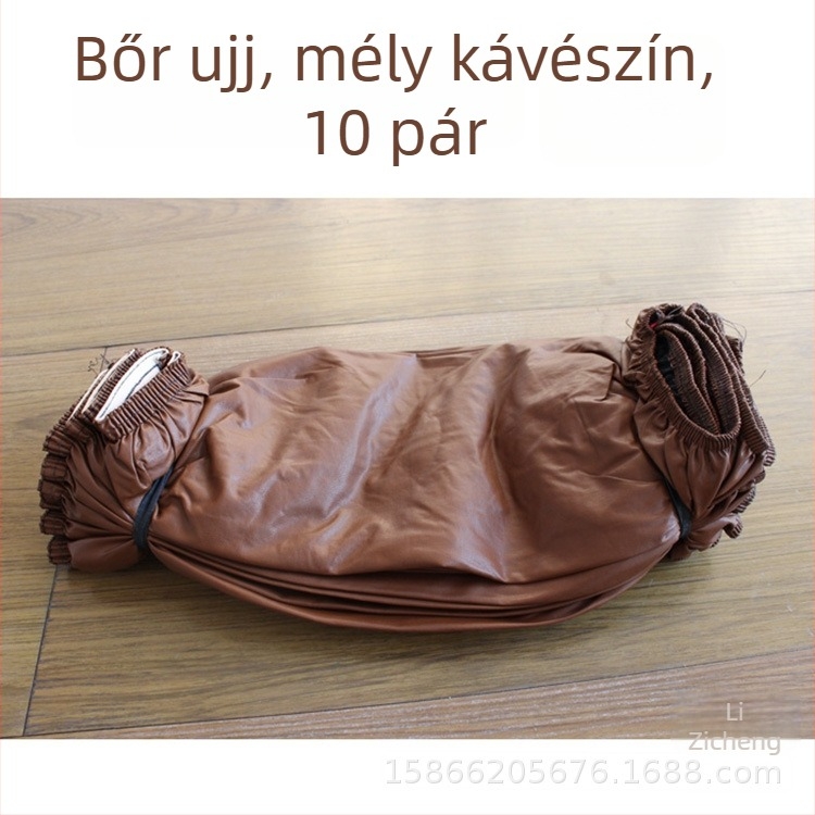 PU bőr védőkarvédők – vízálló és olajálló, hosszú karvédők felnőtteknek, festéshez és munkához, uniszex