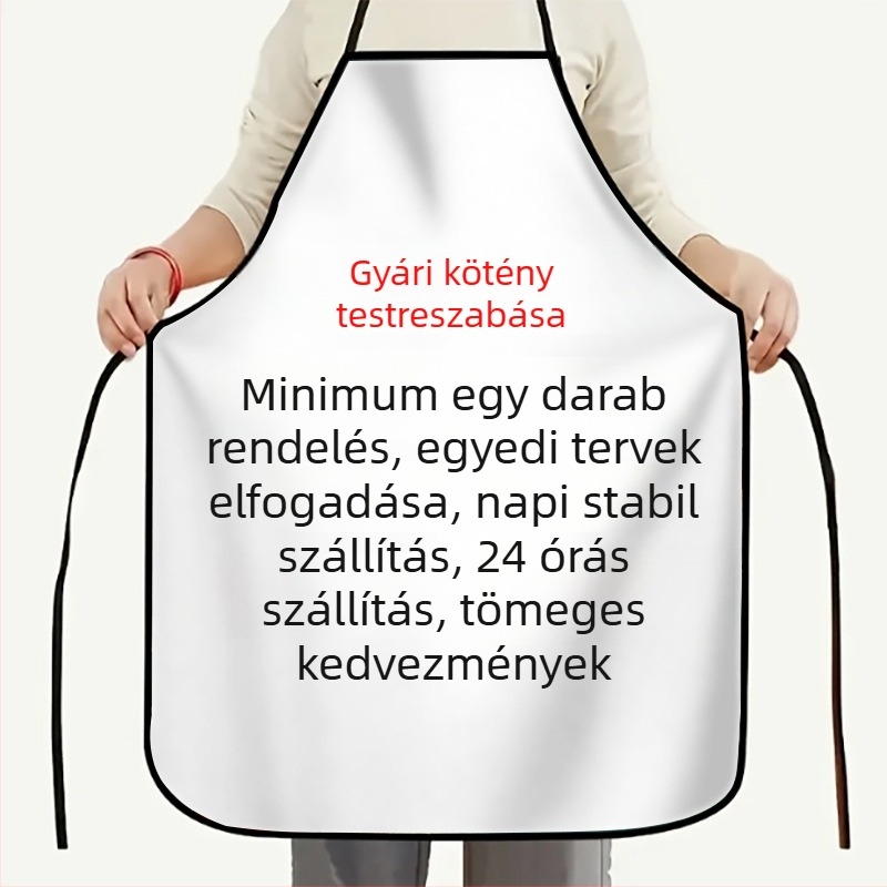 Személyre szabott nyomtatott kötény, egyedi kreatív konyhai kötény, olajálló otthoni/munka kötény, DIY minta
