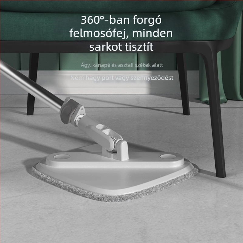 Forgó felmosó piszkos–tisztaság elválasztással, automata, érintésmentes, egyben