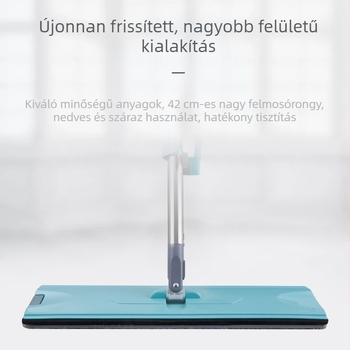 Sík felmosó nedves és száraz tisztításhoz, kéz nélküli használathoz, nedvszívó mikroszálas párna otthoni használatra