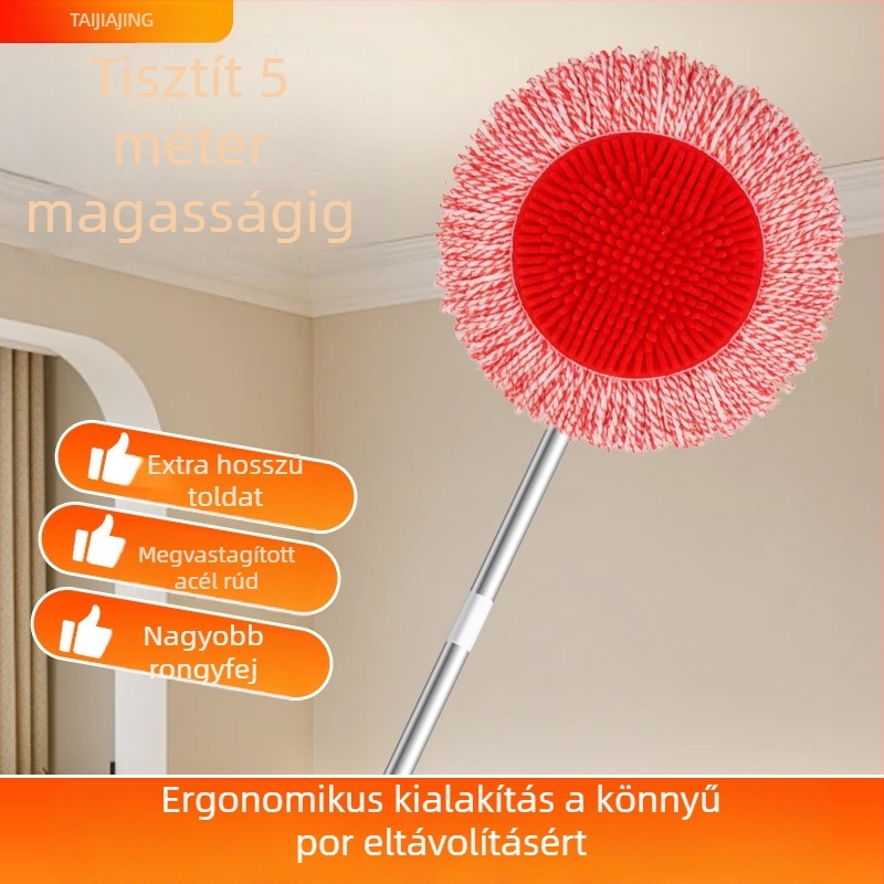 Napraforgó mintájú Chenille körkörös mop fej por eltávolítására és mennyezet tisztítására