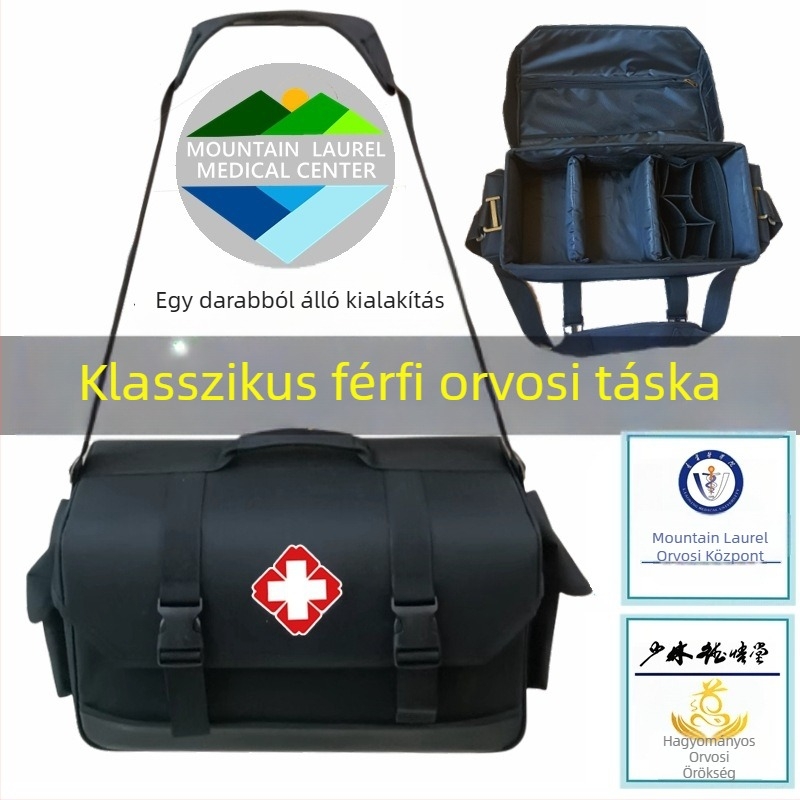 Személyre szabható orvosi hordozható vizsgálókészlet felnőtteknek – nagy kapacitású elsősegély-készlet