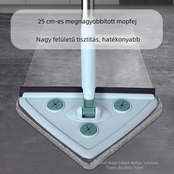 Háromszög alakú kompakt mop por eltávolítására – otthoni tisztítás falakhoz, mennyezethez és üveghez
