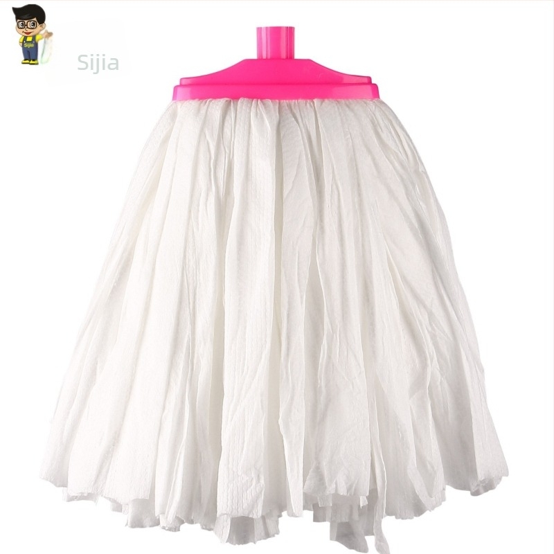 Sijia nem szőtt mop fa nyéllel, széles fej, háztartási használatra, finom rostok