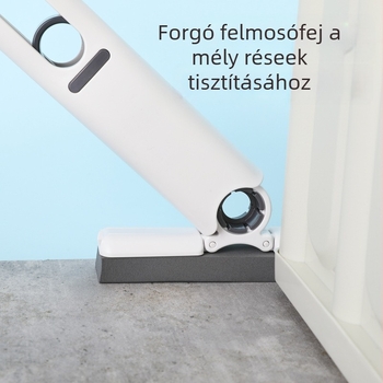 Személyre szabott mini mop kolloid fejjel konyhához, fürdőszobához, mosogatóhoz és íróasztalhoz — kézzel mosható, szivacsos fej