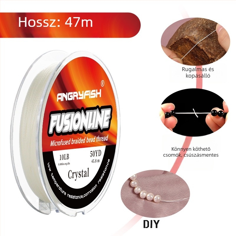 FireLine magas minőségű gyöngyfűzésre szánt zsinór, tartós ékszer- és kézműves fonal, DIY eszközök és kiegészítők