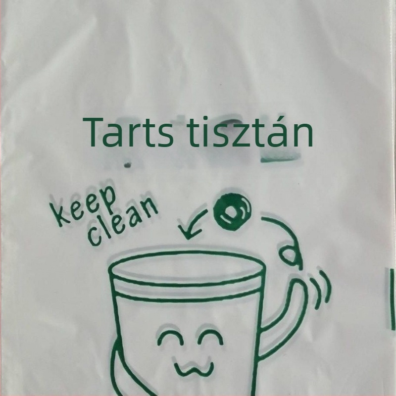 Diákautóhoz való öntapadós szemeteszsák, autóhoz vagy íróasztalhoz rögzíthető, fehér