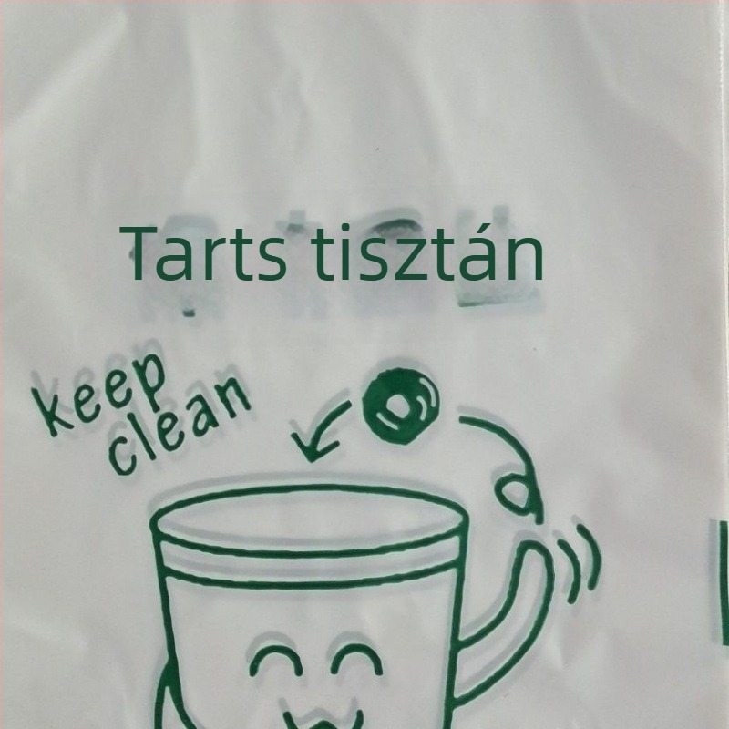 Diákautóhoz való öntapadós szemeteszsák, autóhoz vagy íróasztalhoz rögzíthető, fehér