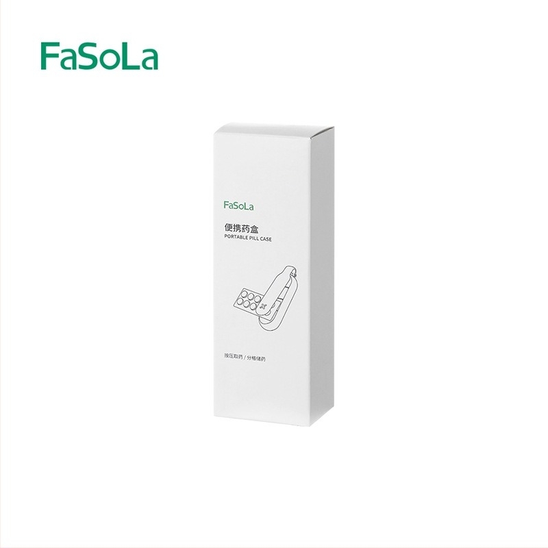 FaSoLa mini hordozható tablettatartó – fényvédett, zárható, nedvességálló gyógyszer-tároló