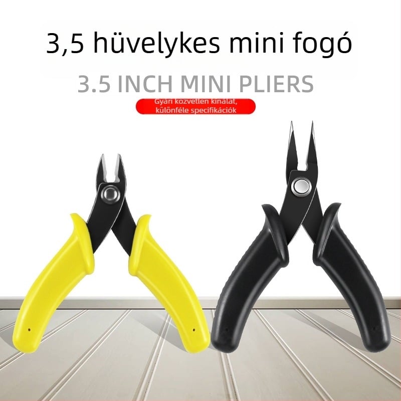 DIY diagonális fogó vékony nyelekkel az ékszerkészítéshez, tűhegyes fogó az ékszerekhez, mini ékszerész eszközök